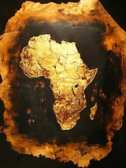 Poster - Africa home - Accueil | Oueso - Contemporary Afro Art