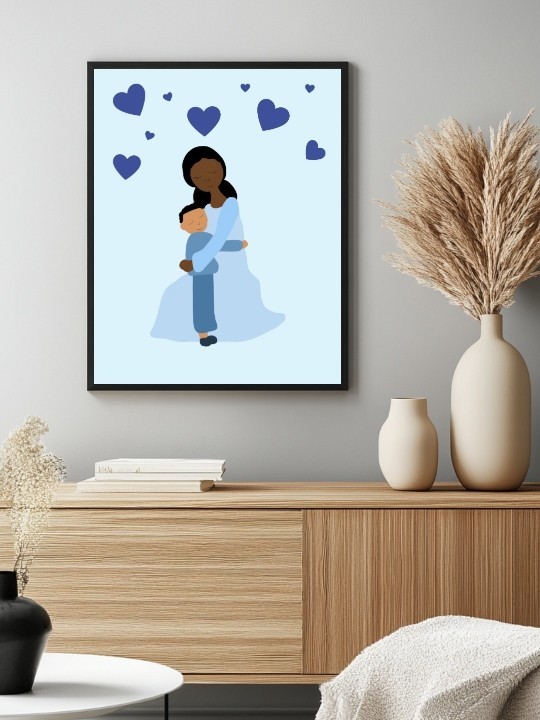 copy of copy of copy of copy of Affiche poster - Nuit - WALL ART | ... Poster - Zamani-Posters-OUESO