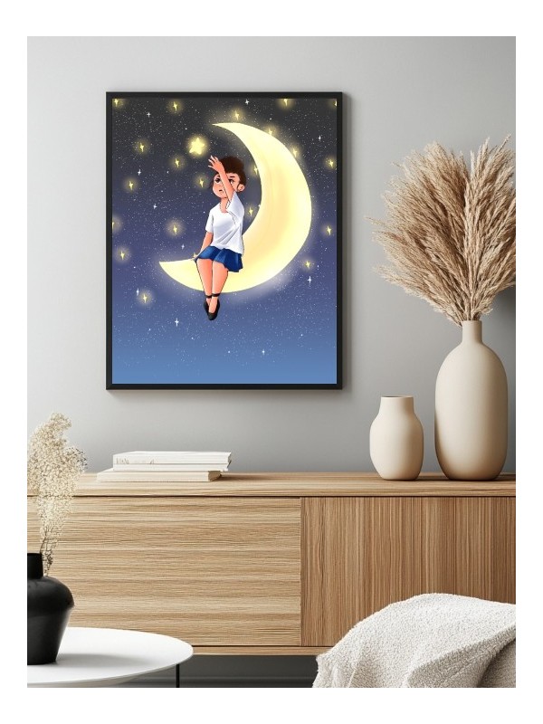 Affiche - Astre de la nuit Affiche - Astre de la nuit