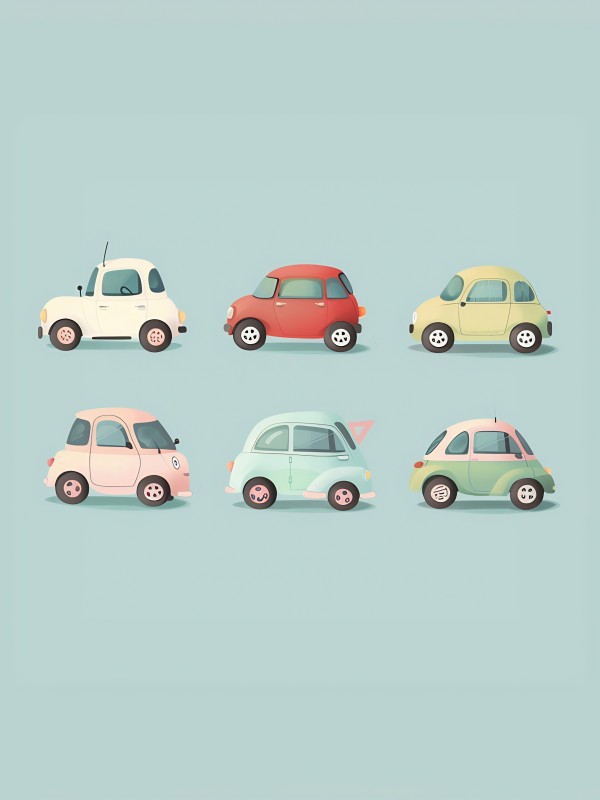 Affiche - La Parade des Autos Affiche - La Parade des Autos