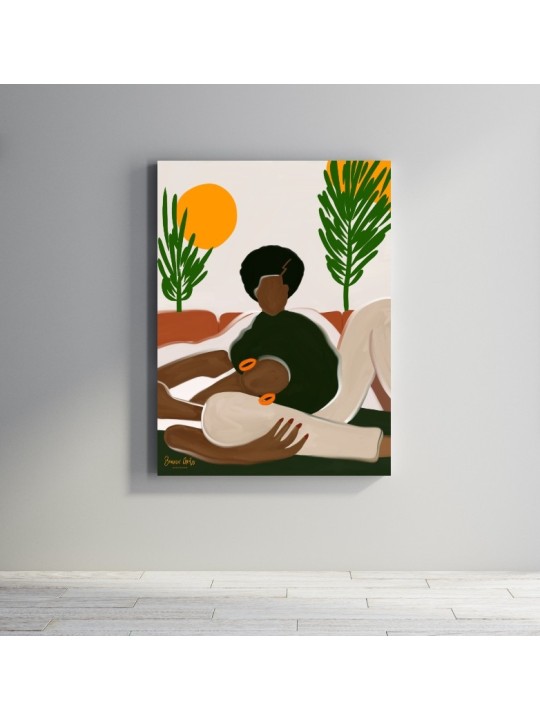 Plexiglas - Couple Solidaire (Beaux arts) Plexiglas - Couple Solidaire (Beaux arts)-Accueil-OUESO