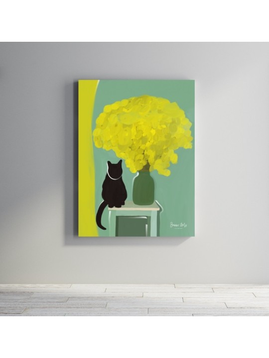 Plexiglas - Black cat (Beaux arts)-Accueil-OUESO