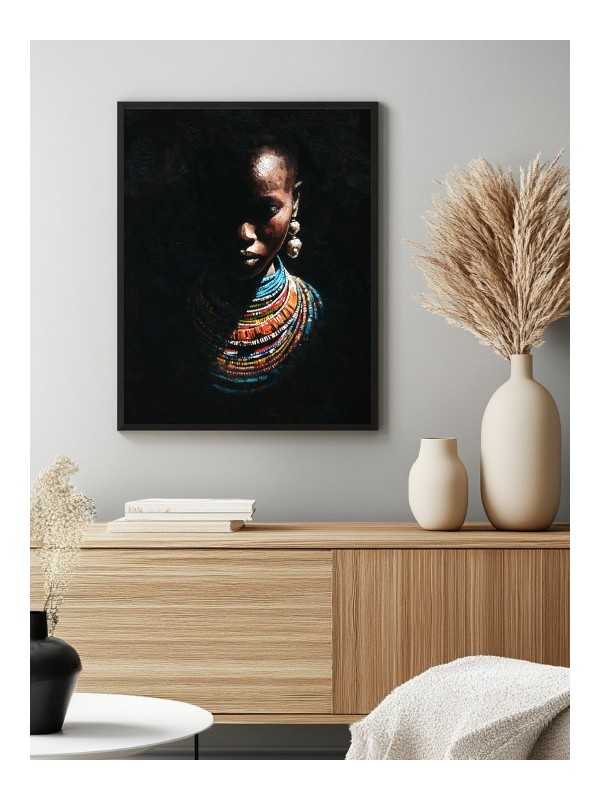 Affiche - Sassa - Accueil | Oueso - Art Afro Contemporain