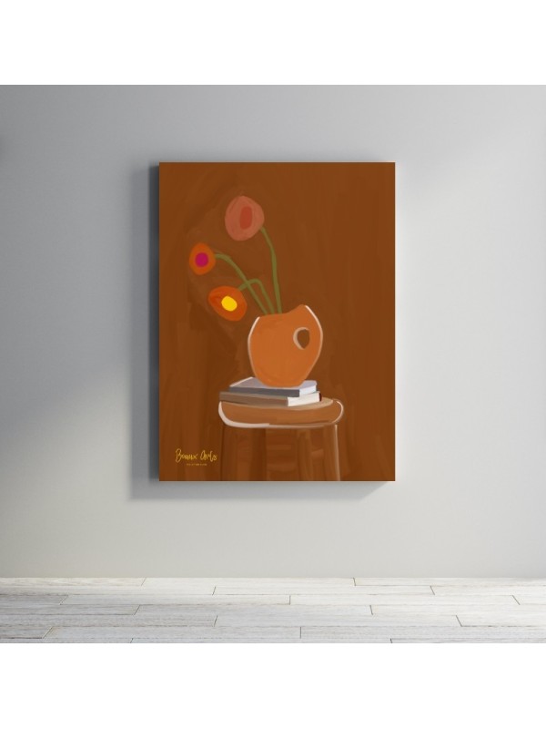 Plexiglas - Bouquet Marron (Beaux art) Plexiglas - Bouquet Marron (Beaux art)