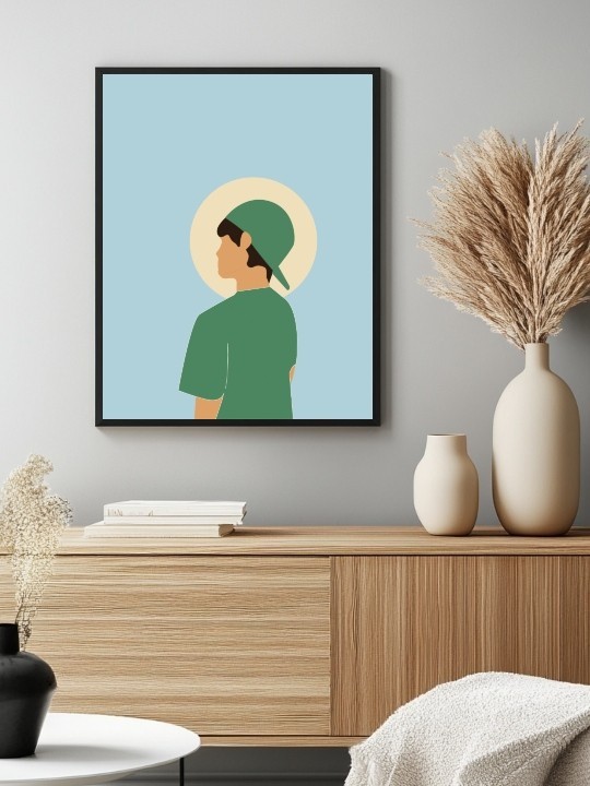 Affiche - Casquette l'envers-Affiches-OUESO