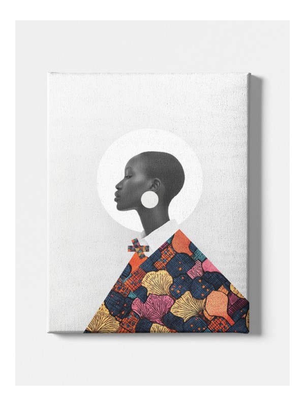 Canvas - Afro Elegance (Wax Pop Art)