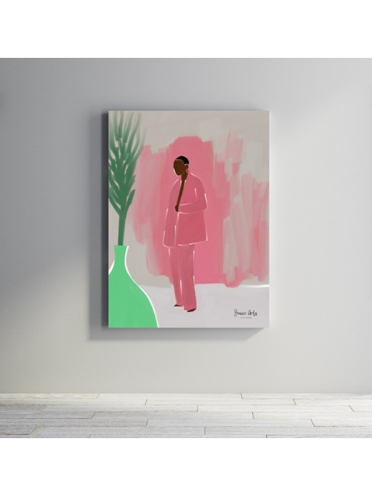 Plexiglas - Pink outfit (Beaux arts)-Accueil-OUESO