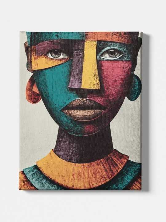 Canvas - Ifie - Accueil | Oueso - Contemporary Afro Art Canvas - Ifie-Accueil-OUESO