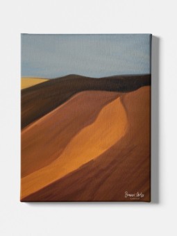 Toile - Plaines marron (Beaux arts)