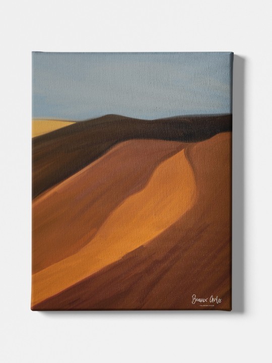 Canvas - Plaines marron (Beaux arts) Canvas - Plaines marron (Beaux arts)-Accueil-OUESO