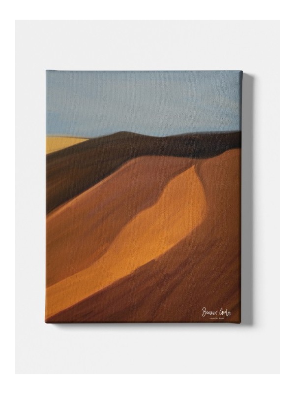 Canvas - Plaines marron (Beaux arts) Canvas - Plaines marron (Beaux arts)