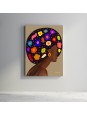 Plexiglas - Afro coloré (Beaux arts)