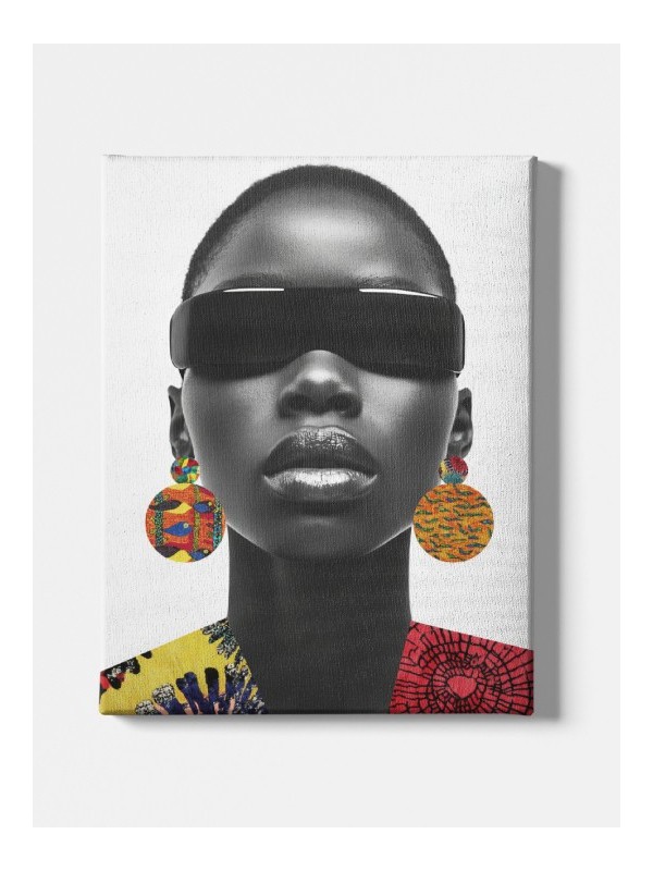 Toile - Unknowable Woman (Wax Pop Art)