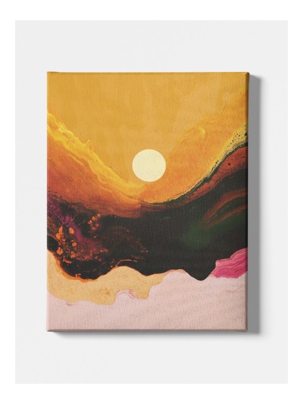 Toile - Abstract flamme 01