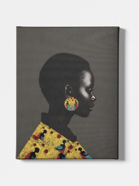 Toile - Wax Vision (Wax Pop Art)-Accueil-OUESO