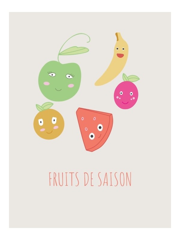 Affiche - Fruits