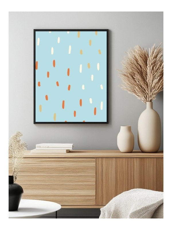 Poster - Onde Pointillée