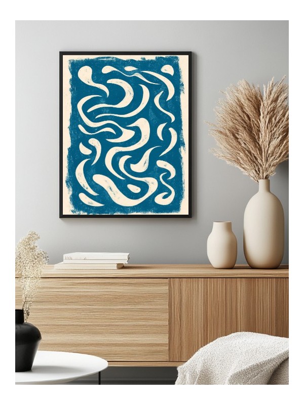 Poster - Nuageux - Accueil | Oueso - Contemporary Afro Art