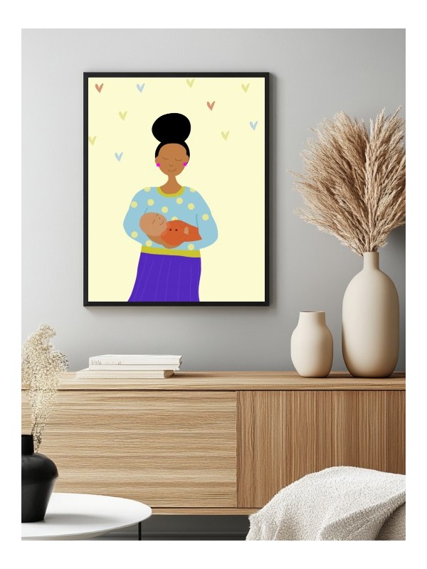 Poster - Longer - Accueil | Oueso - Contemporary Afro Art