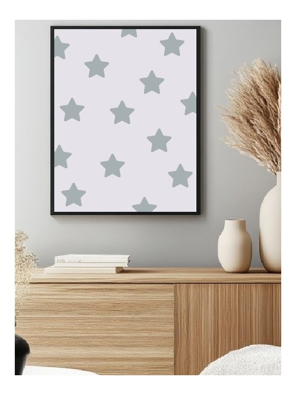 Poster - Etoile gris