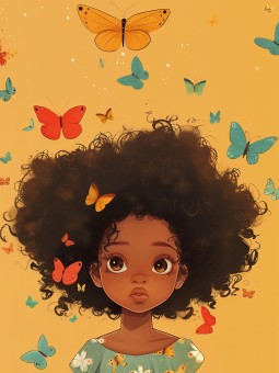 Poster - La Fée aux Papillons