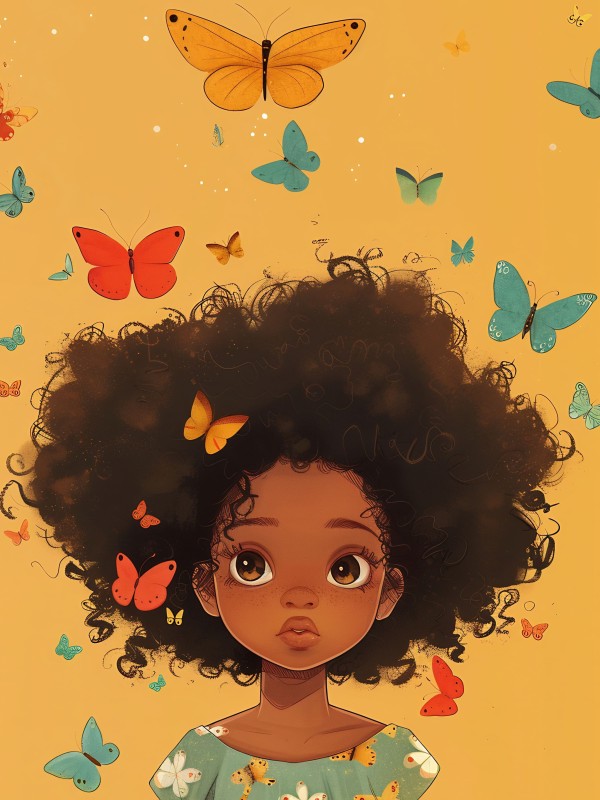 Poster - La Fée aux Papillons