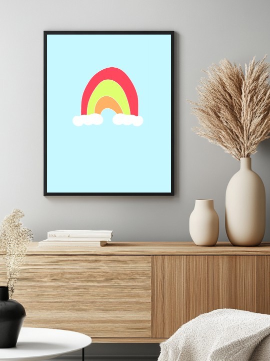Poster - Nuage Bonheur-Posters-OUESO