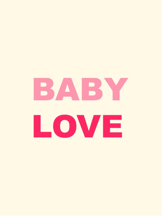 Affiche - Baby Love-Affiches-OUESO