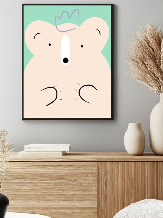 Poster - Ours gris-Posters-OUESO