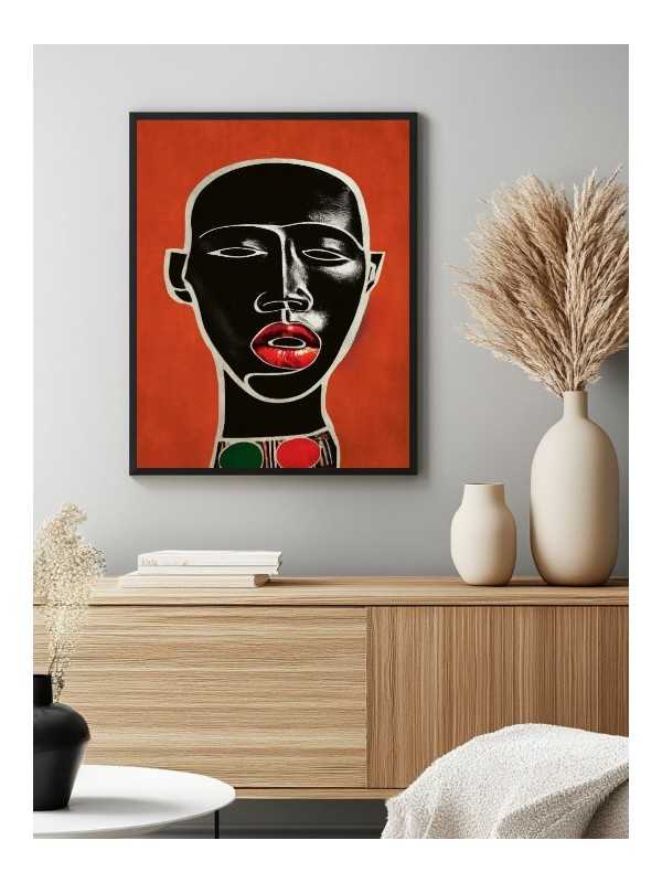 Affiche - Dutic - Accueil | Oueso - Art Afro Contemporain