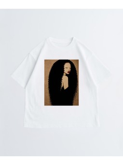Unisex T-shirt - Tomiyo - Accueil | Oueso - Art Afro Contemporain