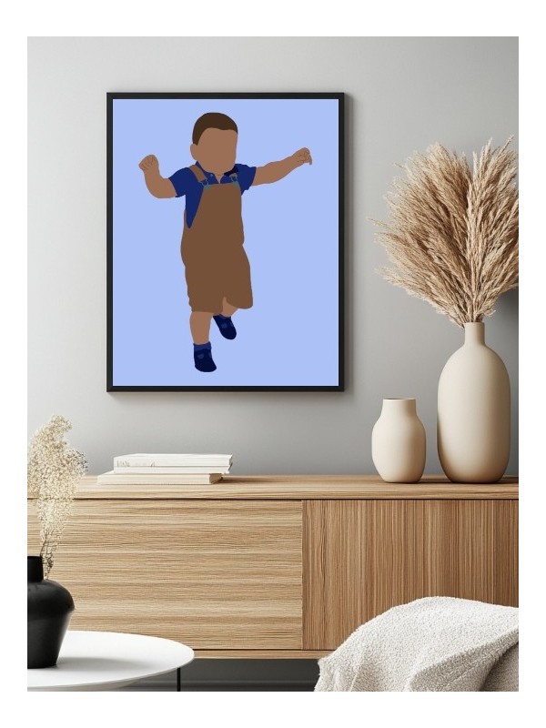 Poster - Bébé Bretelles