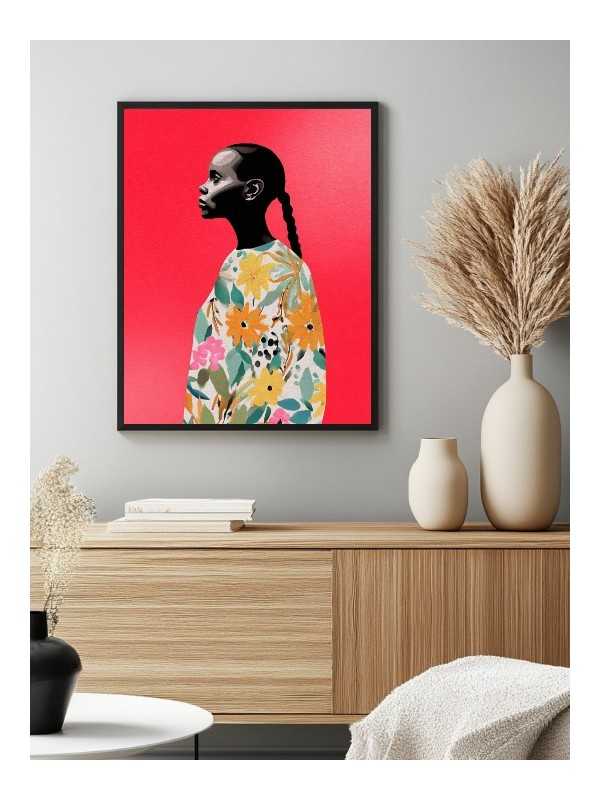 Affiche - Chama - Accueil | Oueso - Art Afro Contemporain