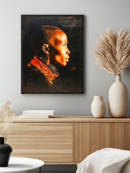 Affiche - Azamori - Accueil | Oueso - Art Afro Contemporain