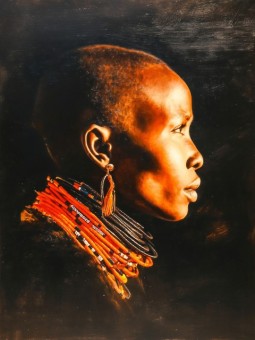 Poster - Azamori - Accueil | Oueso - Contemporary Afro Art