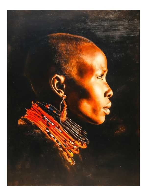 Affiche - Azamori - Accueil | Oueso - Art Afro Contemporain