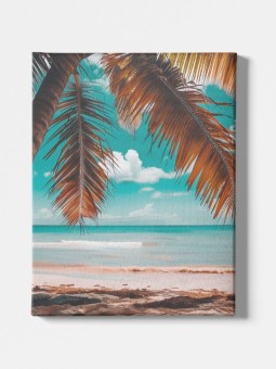 Canvas - Caribbean island