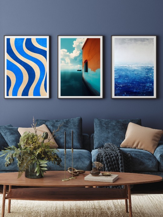 Set of posters - Blueworld-Accueil-OUESO