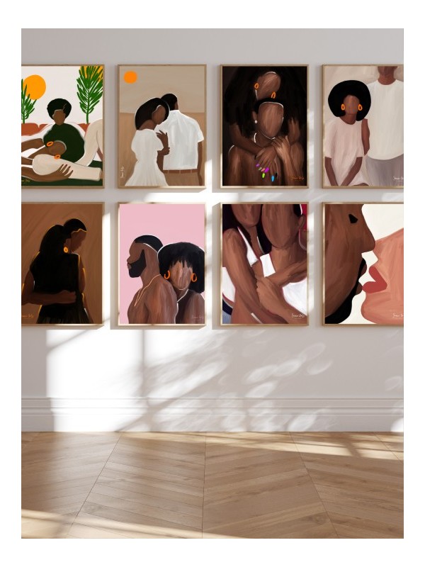 Lot de poster - People Black