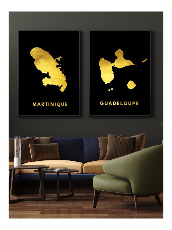 Set of posters - Ile Caraïbes