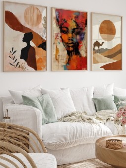 Set of posters - Docile - Accueil | Oueso - Contemporary Afro Art