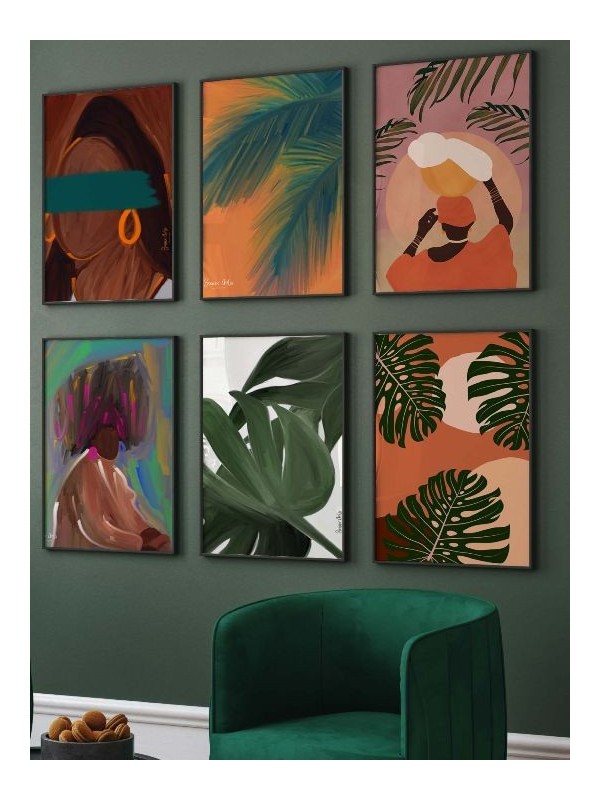 Lot de poster - Siwa - Accueil | Oueso - Art Afro Contemporain Lot de poster - Siwa - Accueil | Oueso - Art Afro Contemporain