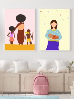 Set of posters - Alexa - Accueil | Oueso - Contemporary Afro Art