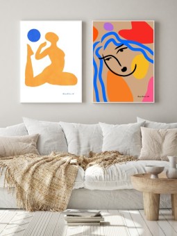 Set of posters - Aubade - Accueil | Oueso - Contemporary Afro Art