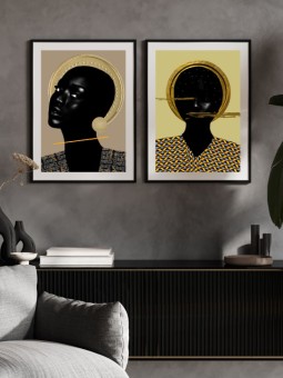 Set of posters - Makula - Accueil | Oueso - Contemporary Afro Art