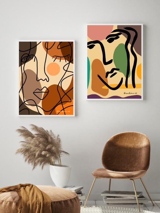 Lot de poster - Badigoinces - Accueil | Oueso - Art Afro Contemporain Lot de poster - Badigoinces-Accueil-OUESO