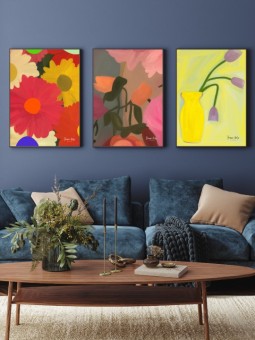 Set of posters - Fleurida - Accueil | Oueso - Contemporary Afro Art