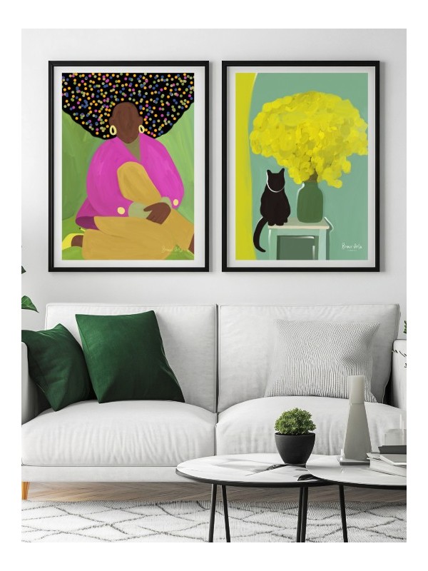 Set of posters - Barlong - Accueil | Oueso - Contemporary Afro Art