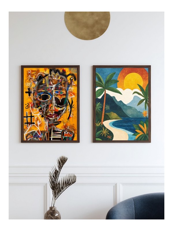 Set of posters - Charter - Accueil | Oueso - Contemporary Afro Art Set of posters - Charter - Accueil | Oueso - Contemporary Afro Art