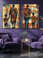 Set of posters - Balustrade - Accueil | Oueso - Contemporary Afro Art